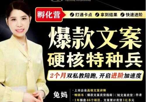 兔妈《爆款文案》硬核特种兵孵化营_中创网