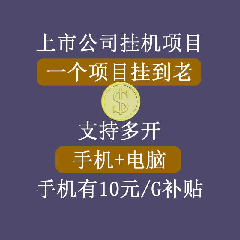 图片[1]_正规挂机项目，支持手机电脑一起挂，支持虚拟机多开，可以挂到老_中创网