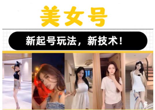 图片[1]_2023抖音快手短视频美女号课程制作玩法教程，美女号搬运新起号玩法，新技术（素材+教程）_中创网