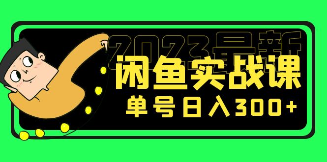 （5117期）花599买的闲鱼项目：2023最新闲鱼实战课，单号日入300+（7节课）_中创网