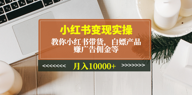 （4780期）小红书变现实操：教你小红书带货，白嫖产品，赚广告佣金等，月入10000+_中创网