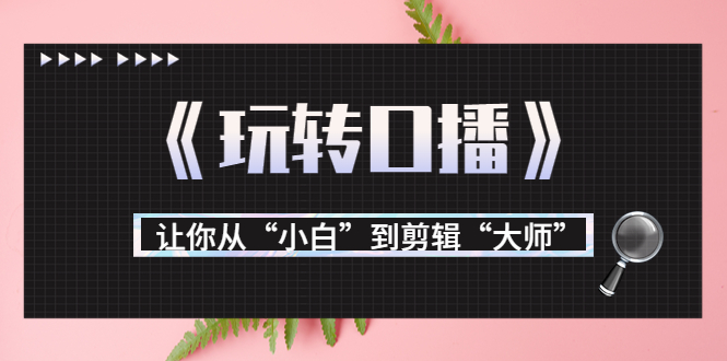 （3571期）月营业额700万+大佬教您《玩转口播》让你从“小白”到剪辑“大师”_中创网