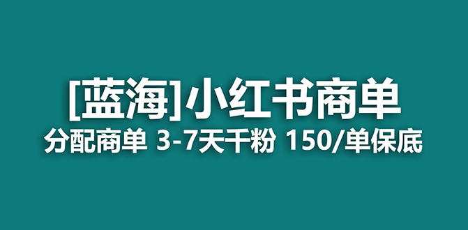 （7349期）2023蓝海项目，小红书商单，快速千粉，长期稳定，最强蓝海没有之一_中创网