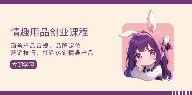（13682期）情趣用品创业课程：涵盖产品合规，品牌定位，营销技巧，打造热销情趣产品_中创网