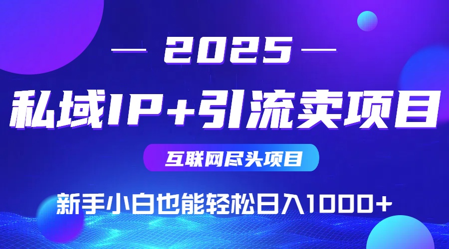 （14614期）私域IP+卖项目，普通人小白也能轻松实现日入1000+_中创网